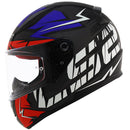 CAPACETE LS2 FF353 RAPID CROMO PRETO/VERMELHO/AZUL FOSCO