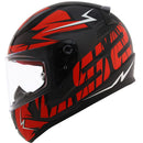 CAPACETE LS2 FF358 RAPID CROMO PRETO/VERMELHO FOSCO