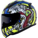 CAPACETE LS2 FF358 ALEX BARROS AMARELO/AZUL