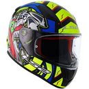 CAPACETE LS2 FF358 ALEX BARROS AMARELO/AZUL