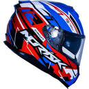 CAPACETE NORISK STRADA CIRCUIT AZUL/VERMELHO/BRANCO
