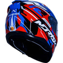CAPACETE NORISK STRADA CIRCUIT AZUL/VERMELHO/BRANCO