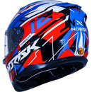CAPACETE NORISK STRADA CIRCUIT AZUL/VERMELHO/BRANCO