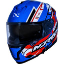CAPACETE NORISK STRADA CIRCUIT AZUL/VERMELHO/BRANCO
