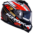 CAPACETE NORISK STRADA CIRCUIT PRETO/VERMELHO/DOURADO