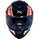 CAPACETE NORISK STRADA CIRCUIT PRETO/VERMELHO/DOURADO