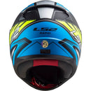 CAPACETE LS2 FF353 RAPID GALE PRETO/AZUL/AMARELO FOSCO