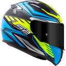CAPACETE LS2 FF353 RAPID GALE PRETO/AZUL/AMARELO FOSCO