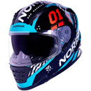 CAPACETE NORISK SOUL FF302 GRAND PRIX TOKYO PRETO/BRANCO/VERDE