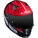 CAPACETE LS2 FF358 ULTRA PRETO/VERMELHO