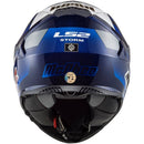 CAPACETE LS2 FF800 STORM JOHN MCPHEE AZUL/CINZA (COM VISEIRA SOLAR)