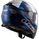 CAPACETE LS2 FF800 STORM JOHN MCPHEE AZUL/CINZA (COM VISEIRA SOLAR)