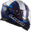 CAPACETE LS2 FF800 STORM JOHN MCPHEE AZUL/CINZA (COM VISEIRA SOLAR)