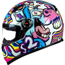 CAPACETE LS2 FF358 BUBBLE BRANCO