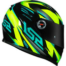 CAPACETE LS2 FF358 DRAZE PRETO/AMARELO/AZUL