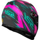 CAPACETE LS2 FF358 DRAZE ROSA/AZUL/CINZA