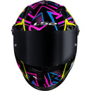 Capacete LS2 FF358 S Rafael Paschoalin - Preto/Roxo/Amarelo