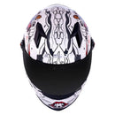 CAPACETE LS2 FF358 CRAZY CLOWN BRANCO