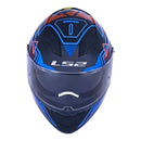 CAPACETE LS2 FF320 STREAM SYNTH AZUL/PRETO