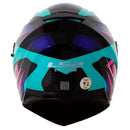 CAPACETE LS2 FF320 STREAM CROW AZUL/PRETO/ROSA