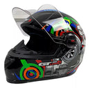 Capacete Moto Fw3 Gt2 Gt5 Viseira Cristal Com Narigueira