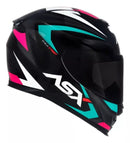 Capacete Asx Eagle Street Brilho Preto