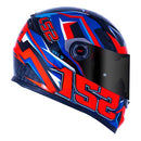 CAPACETE LS2 FF358 CLASSIC VELOXER AZUL/LARANJA