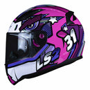 CAPACETE LS2 FF353 RAPID KHAN ROSA/BRANCO