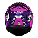 CAPACETE LS2 FF353 RAPID KHAN ROSA/BRANCO