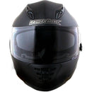 CAPACETE NORISK FF302 MONOCOLOR (VISEIRA SOLAR) PRETO FOSCO
