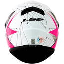 CAPACETE LS2 FF358 BRILLIANT BRANCO/ROSA