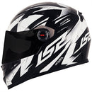 CAPACETE LS2 FF358 DRAZE PRETO/BRANCO
