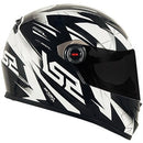 CAPACETE LS2 FF358 DRAZE PRETO/BRANCO