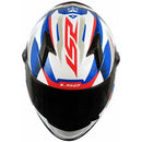 CAPACETE LS2 FF358 DRAZE BRANCO/AZUL/VERMELHO