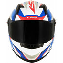 CAPACETE LS2 FF358 DRAZE BRANCO/AZUL/VERMELHO