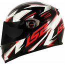 CAPACETE LS2 FF358 DRAZE PRETO/VERMELHO/BRANCO