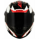 CAPACETE LS2 FF358 DRAZE PRETO/VERMELHO/BRANCO