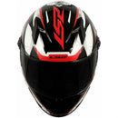 CAPACETE LS2 FF358 DRAZE PRETO/VERMELHO/BRANCO