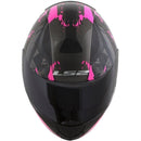 CAPACETE LS2 FF353 RAPID PALIMNESIS PRETO/ROSA BRILHO