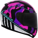 CAPACETE LS2 FF353 RAPID BRAVADO ROSA CAMUFLADO/AZUL