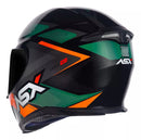 Capacete Asx Eagle Fast Brilho Verde