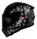Capacete Original Asx City Fun Brilho Preto Branco