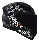 Capacete Original Asx City Fun Brilho Preto Branco