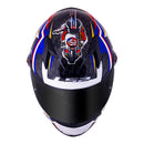 CAPACETE LS2 FF358 CLASSIC VELOXER BRANCO/AZUL