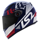 CAPACETE LS2 FF358 PODIUM AZUL/BRANCO/VERMELHO