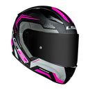 CAPACETE LS2 FF353 RAPID DOOM PRETO/ROSA/BRANCO