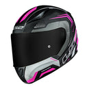 CAPACETE LS2 FF353 RAPID DOOM PRETO/ROSA/BRANCO
