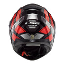 CAPACETE LS2 FF320 STREAM LOOP VERMELHO (VISEIRA SOLAR)