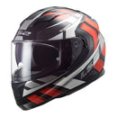 CAPACETE LS2 FF320 STREAM LOOP VERMELHO (VISEIRA SOLAR)