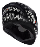 Capacete Original Asx City Fun Brilho Preto Branco